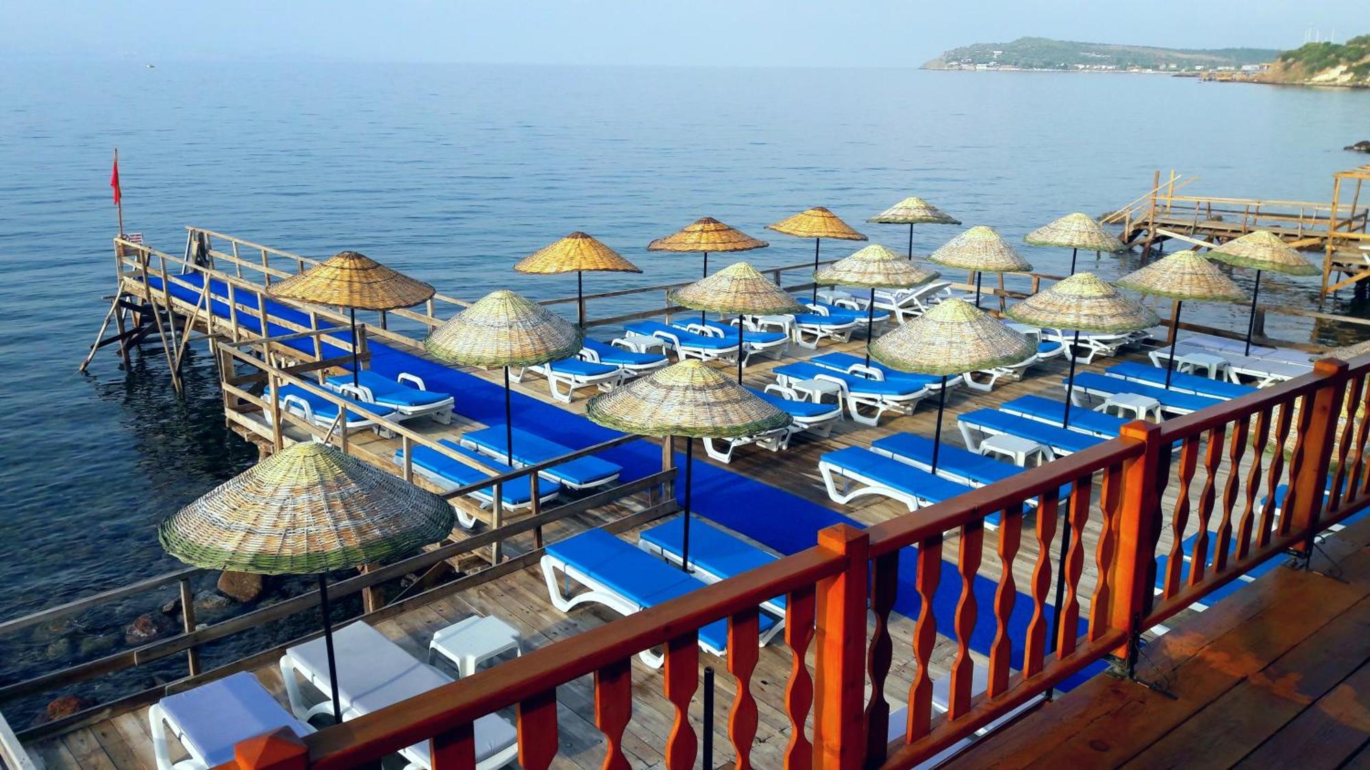 Assos Nazan Motel Restoran Beach Sokakagzi Zewnętrze zdjęcie